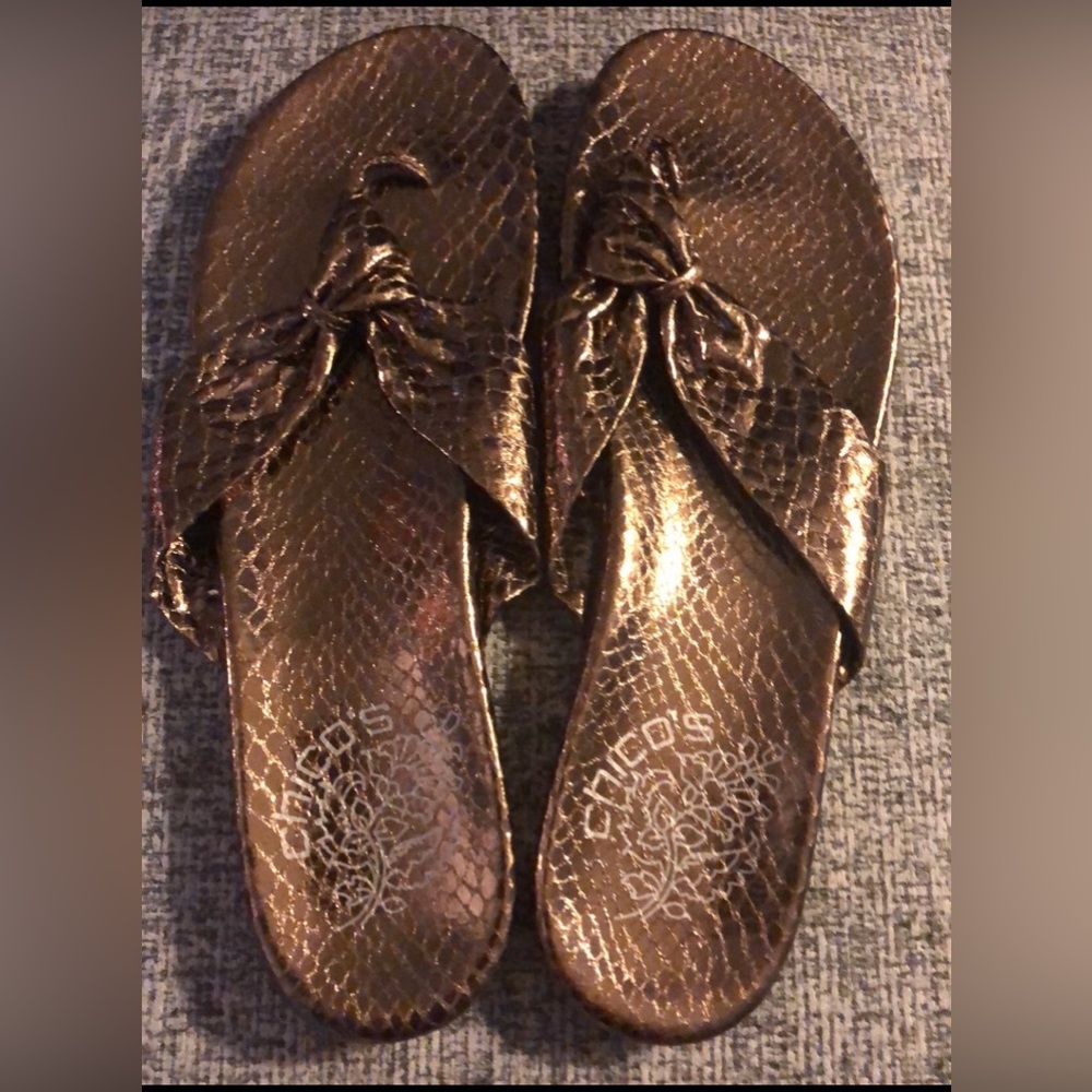 Chico’s Sole Metal Sandals